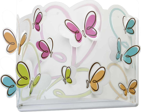 Ango Plastic Kids Wall Light Butterfly Ango Plastic Kids Wall Light Butterfly
