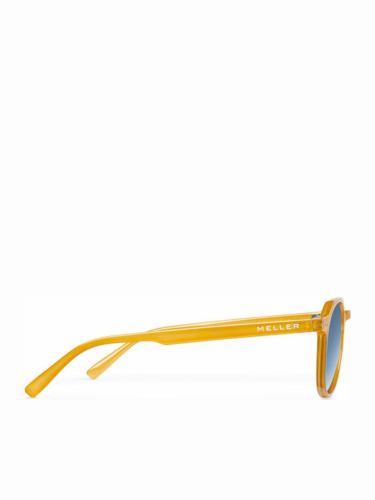 Meller Chauen Unisex Γυαλιά Ηλίου με Κίτρινο Κοκκάλινο Σκελετό και Μπλε Polarized Φακό CH-AMBSEA