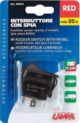 Lampa Red Rocket Switch with Panel 20A