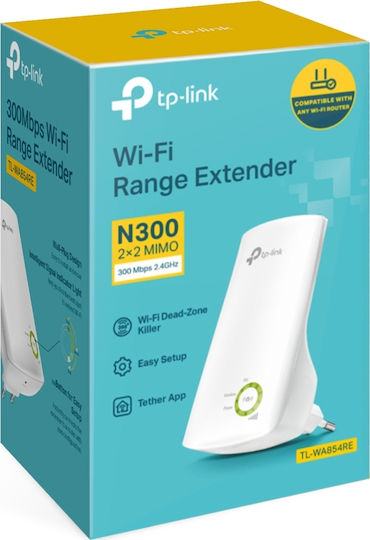 TP-LINK TL-WA854RE v3 WiFi Extender Single Band (2.4GHz) 300Mbps