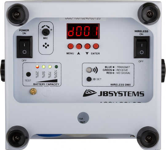 Jb Systems Φωτορυθμικό LED Accu Color White RGBWA