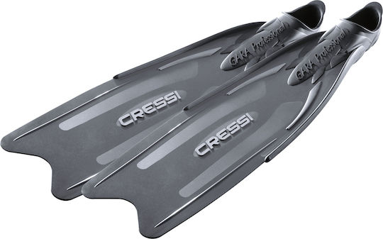 CressiSub Flippers Diving Gara Professional LD Long Black