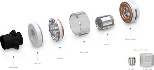 Eleaf Ello T Verdampfer für Elektronische Zigaretten 2ml Silver