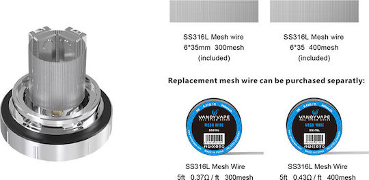 Vandy Vape Mesh 24 RTA Silver