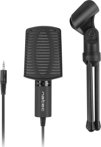 Natec NMI-1236 Mikrofon 3,5mm Tischplatte für Studio