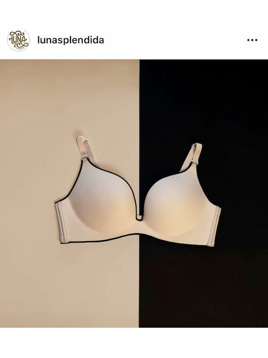 Miracle One Push Up Bra Underwire Beige/Black