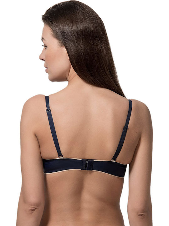 Miracle One Push Up Bra Underwire Navy Blue