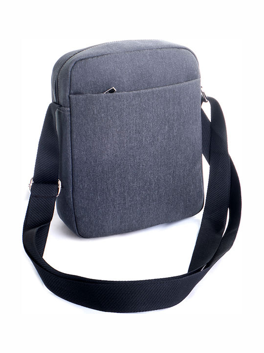 Herrentasche Schulter / Crossbody Gray