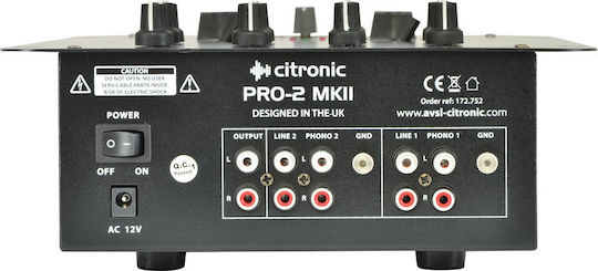 Citronic PRO-2 MKII 172.752UK Analogic Combiner 2 Canale