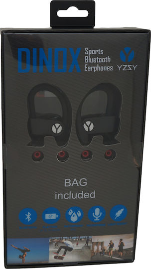 Yzsy Dinox In-ear Bluetooth Handsfree Ακουστικά Μαύρα