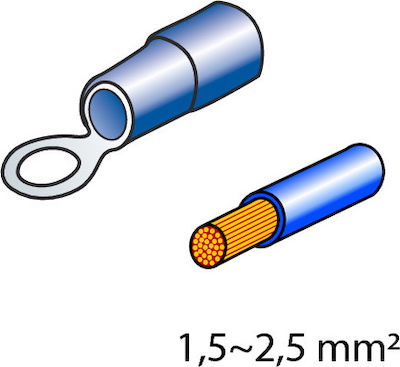 Lampa Elektrisches Ersatzteil für Autos Ring Terminals 0.5mm Blue