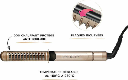 Demeliss Xcurler 36994 Hair Straightener with Ceramic Plates 56W