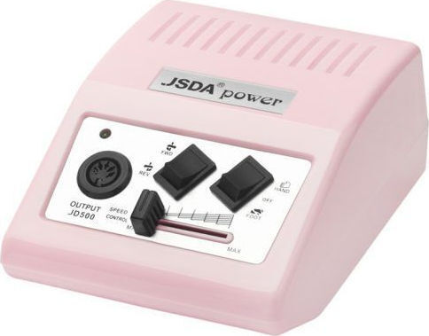 JSDA JD500 Nail Power Drill 30000rpm with Pedal 35W Pink