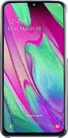 Samsung Back Cover Silicone Black (Galaxy A40)