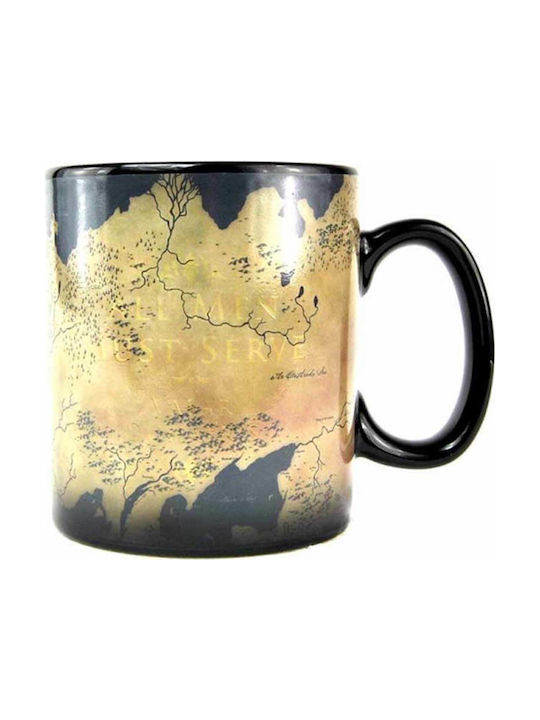 Half Moon Bay Game Thrones Westeros Map Heat Change Mug Ceramic Black 400ml MUGBGT05