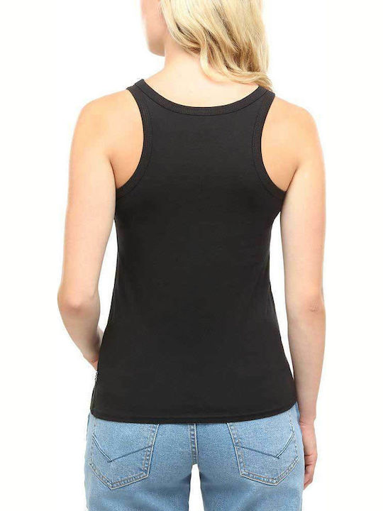 Vans Lock Box Summer Women's Cotton Blouse Sleeveless Black