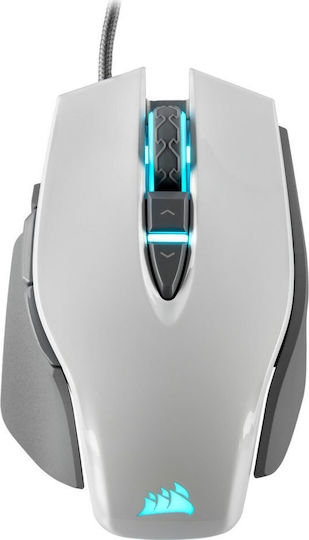 Corsair M65 RGB Elite Gaming Mouse 18000 DPI Alb