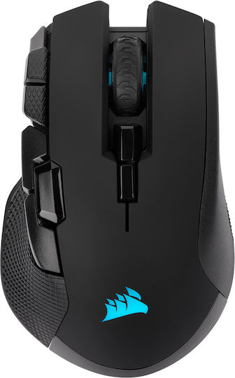 Corsair Ironclaw RGB Wireless Ασύρματο Gaming Ποντίκι 18000 DPI Μαύρο