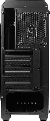 Antec NX100 Gaming Midi Tower Κουτί Υπολογιστή με Πλαϊνό Παράθυρο Black/Grey