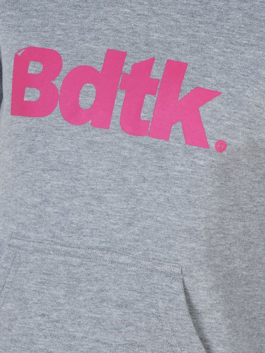Kids Sweatshirt with Hood and Pockets Gray