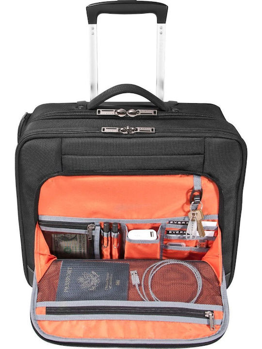 Everki Journey Tasche mit Rollen für Laptop 16" in Schwarz Farbe
