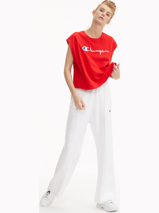 Damen Sport Crop Top Kurzarm Rot