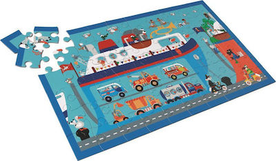 Kids Puzzle Ferry Boat for 4++ Years 60pcs Scratch Europe