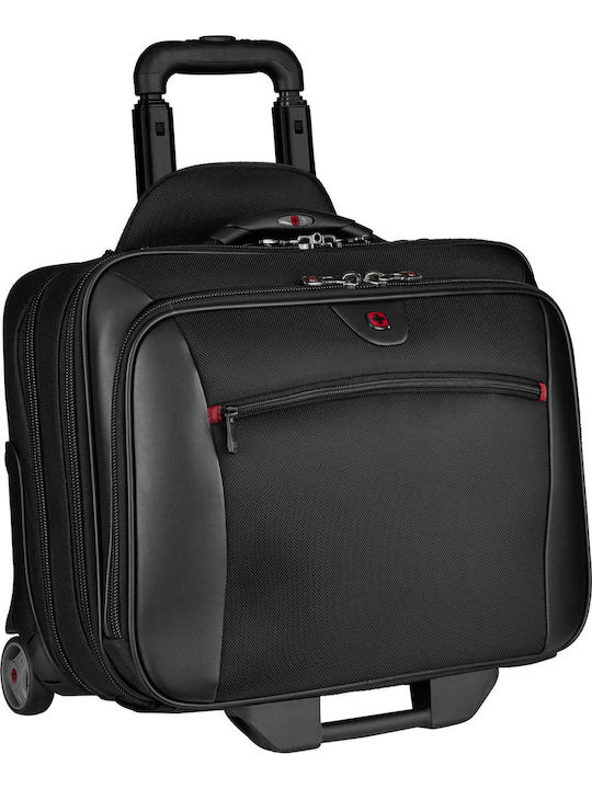 Wenger Potomac Τσάντα Laptop 17" με Ροδάκια σε Μαύρο χρώμα