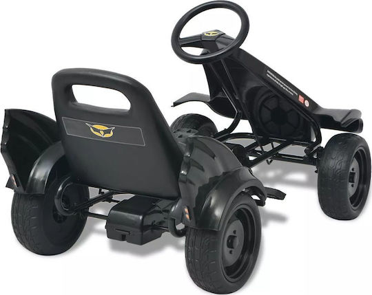 Go Kart Cu Un Loc Cu Pedală Negru Pentru 3+ Ani
