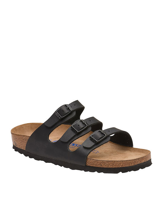 Florida Birko-Flor Дамски Сандали Черни Тесен Крой