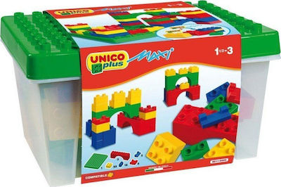 Androni Giocattoli Building Block Small Bricks Maxi Unico Plus for 1.5 - 3 years 100pcs