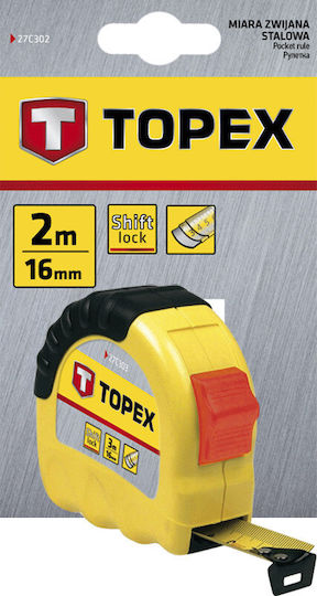 Topex Maßband 16mm x 2m