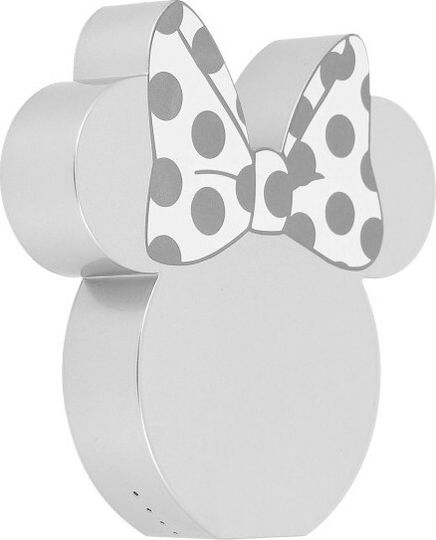 Disney Minnie Solar Power Bank 5000mAh cu Port USB-A Argintiu