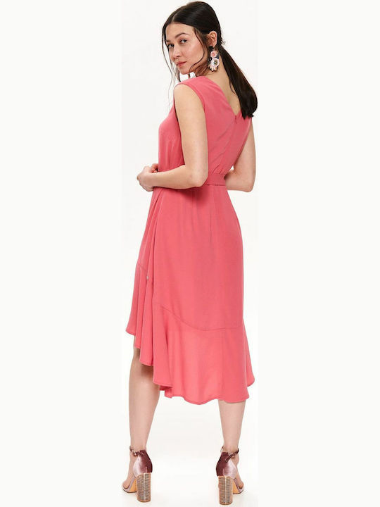 Top Secret Summer Midi Dress Pink