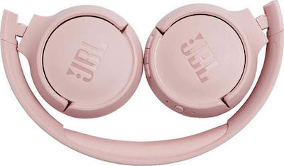 JBL Tune 500BT Ασύρματα Bluetooth On Ear Ακουστικά με 16 ώρες Λειτουργίας και Quick Charge Ροζ