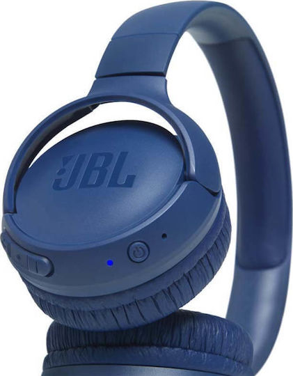 JBL Tune 500BT JBLT500BTBLUAM Bluetooth Wireless On Ear Headphones with 16hours hours of operation and Quick Charge Blue
