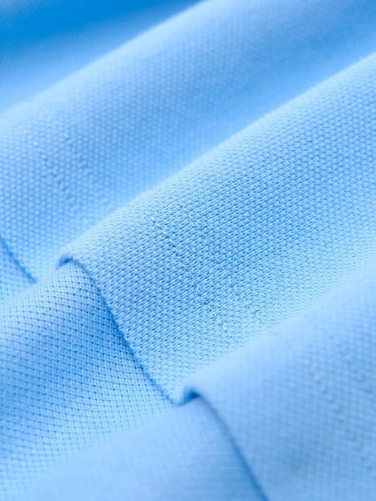 Polo Kurzarmbluse Pacific Blue