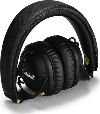 Marshall Mid Bluetooth Ασύρματα/Ενσύρματα On Ear Ακουστικά με 30 ώρες Λειτουργίας Μαύρα