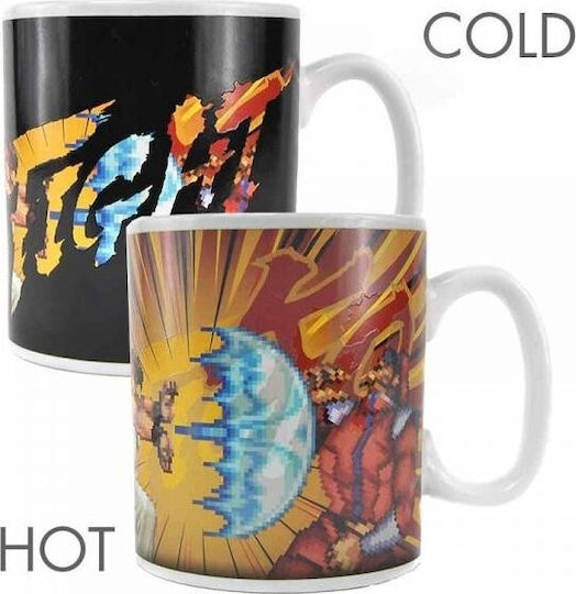 Half Moon Bay Street Fighter Heat Changing Mug Wärmewechsel Becher Keramik Schwarz 400ml MUGBCC04
