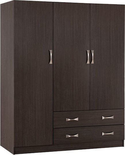 Dreifachtür Kleiderschrank Carly 150x55x180cm