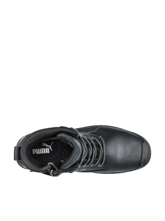 PUMA Conquest CTX High Waterproof Boots Safety Black S3 with Certification HI, HRO, SRC,WR