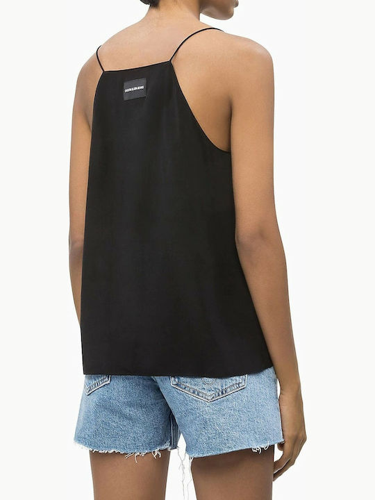 Calvin Klein Drapey Camisole Дамска Лингери Топ Черно