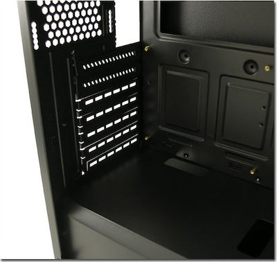 LC-Power Gaming 992B Solar Flare Midi Tower Κουτί Υπολογιστή με Πλαϊνό Παράθυρο και RGB Φωτισμό Μαύρο
