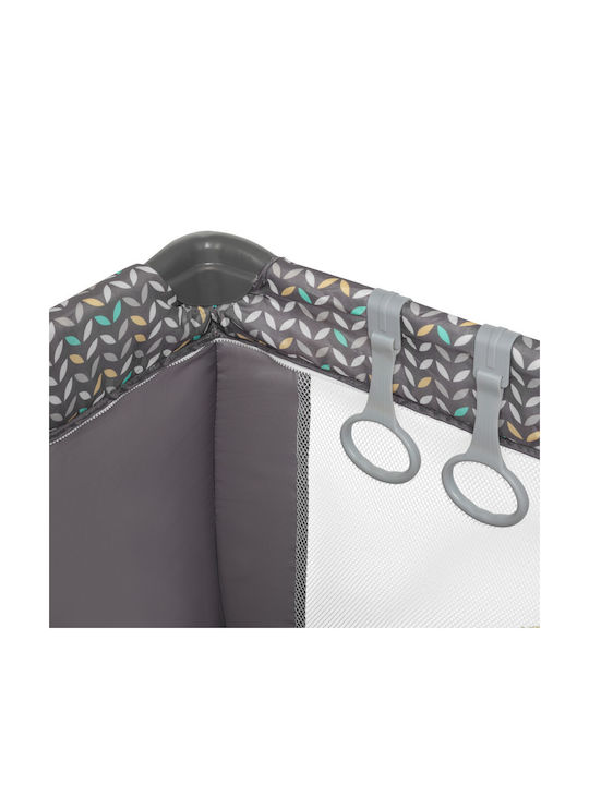 Lionelo Sven Plus Scandi Playpen 2 Levels with Changing Table & Mattress Gray 127x65cm
