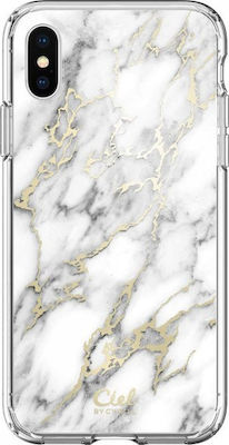 Spigen Cecile Glossy Marble Coperta din spate Silicon Multicolor (iPhone X / XS) 063CS24940