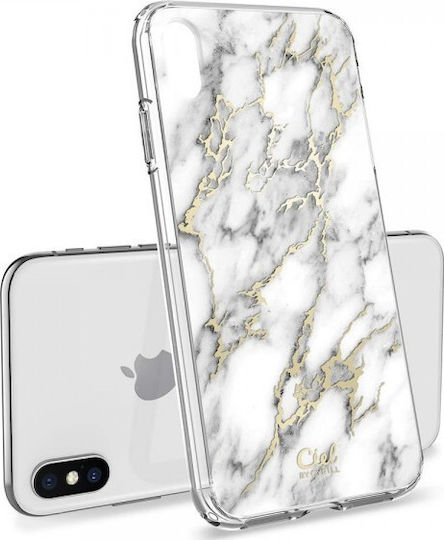 Spigen Cecile Glossy Marble Back Cover Σιλικόνης Πολύχρωμο (iPhone X / Xs)