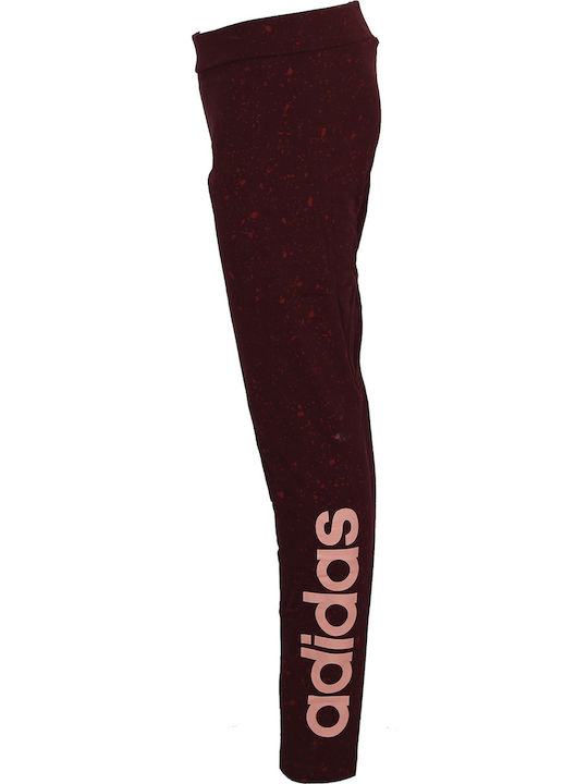 Adidas Kinder Leggings Lang Burgundisch BK6207