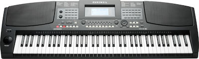 Kurzweil Keyboard KP300X with 76 Dynamic Keys with Music Stand Black