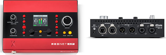 Focusrite Rednet X2P Εξωτερική Επαγγελματική Κάρτα Ήχου με Σύνδεση Ethernet