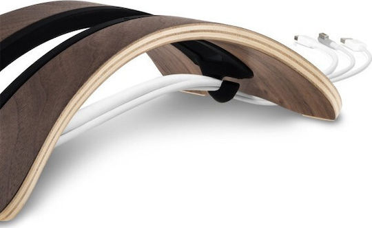 Kalibri Elegant Wooden Βάση για Laptop έως 15" Walnut Wood / Brown
